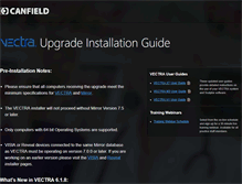 Tablet Screenshot of canfieldupgrade.com